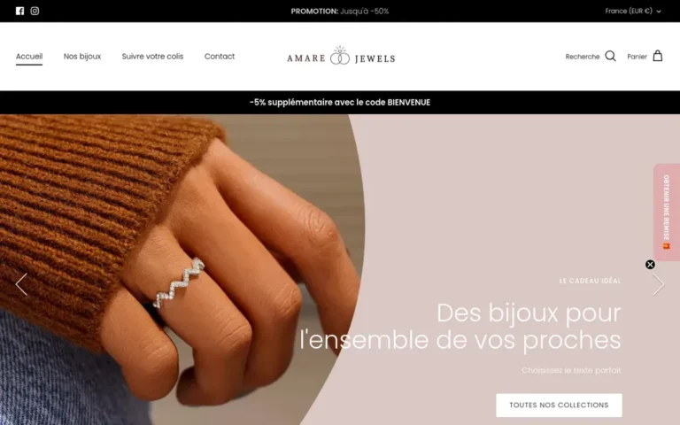 Amare Jewels : fiabilité, qualité et service client