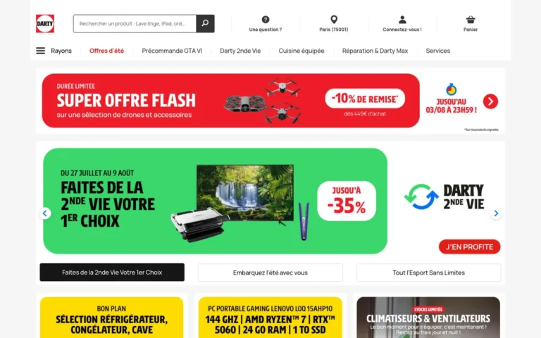 Avis Darty : SAV, garantie et marketplace, ce qu&rsquo;il faut vérifier