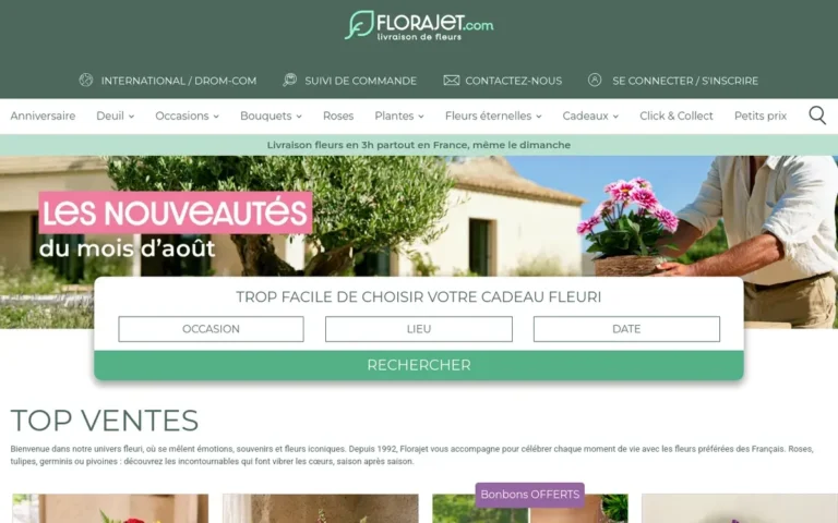 Florajet avis : substitution, livraison et vos recours