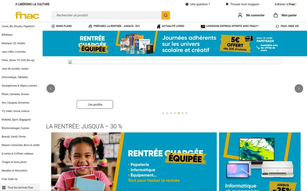 Avis Fnac : vendeur, garantie et marketplace