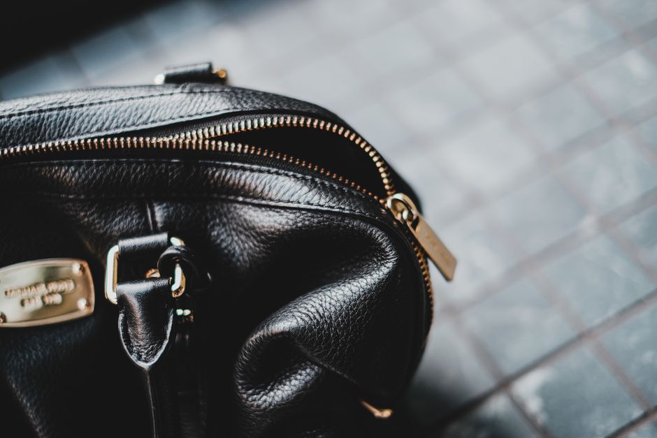 Détail d'un sac de luxe