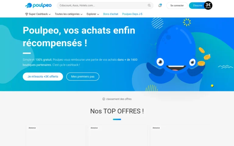 Poulpeo avis : seuil de retrait, délai et piège du code promo