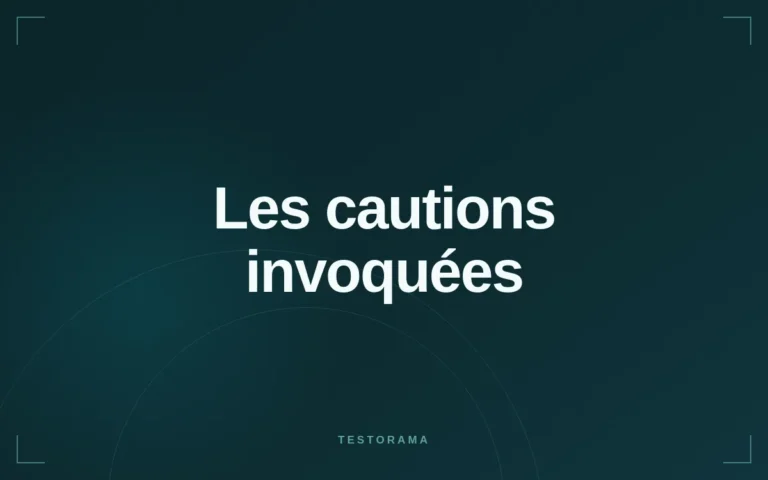 Vignette Testorama portant le titre « Les cautions invoquées »